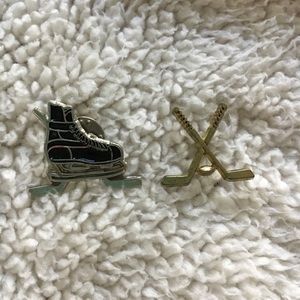 Hockey lapel pins